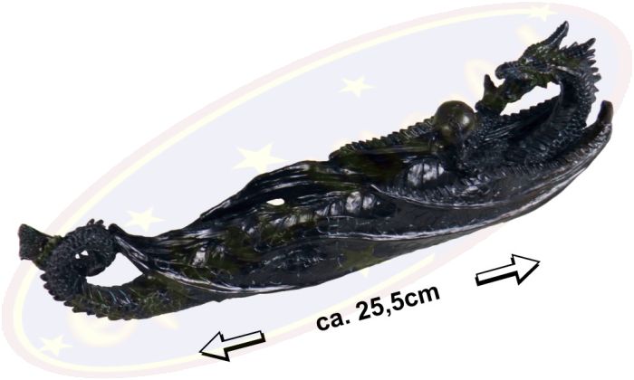 Räucherstäbchenhalter Drache schwarz Nr. 2
