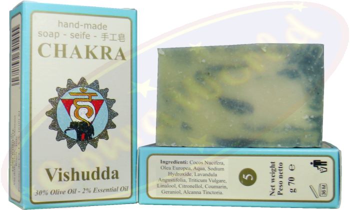 Fiore d`Oriente Chakra Vishudda Pflegeseife 70g