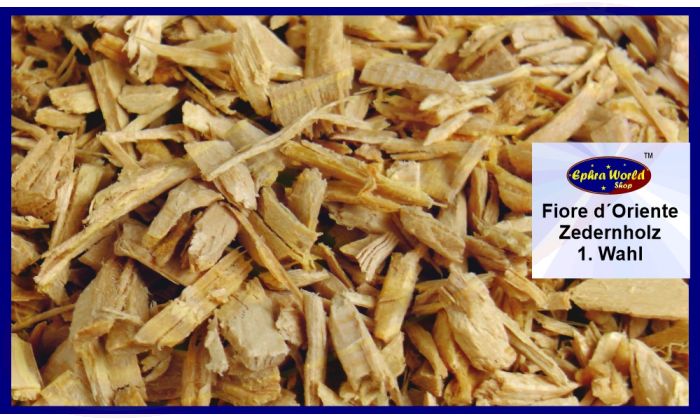 Fiore d`Oriente Zedernholz 1. Wahl 100g 