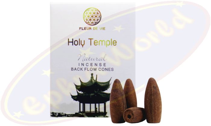 Fleur De Vie Rückfluss Räucherkegel Holy Temple  