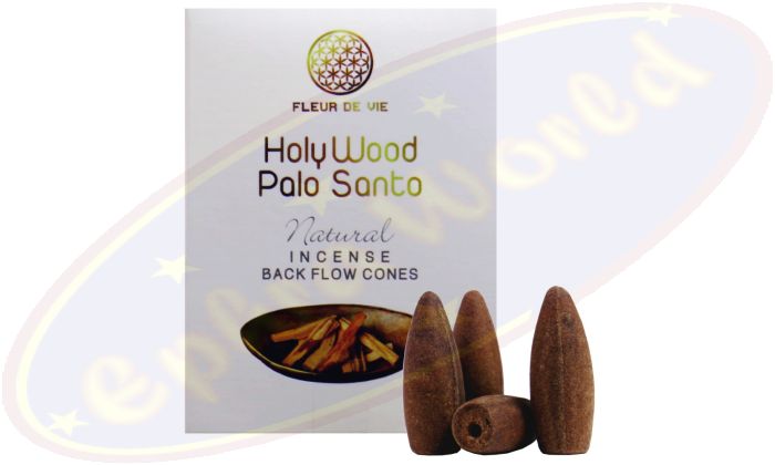Fleur De Vie Rückfluss Räucherkegel Holy Wood Palo Santo