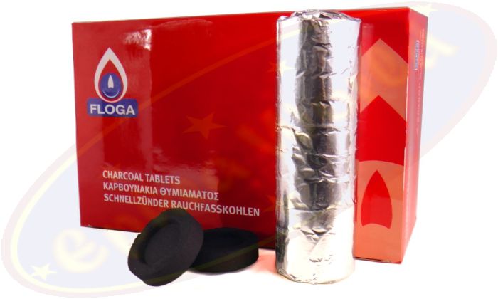 Floga Räucherkohle 50mm Charcoal