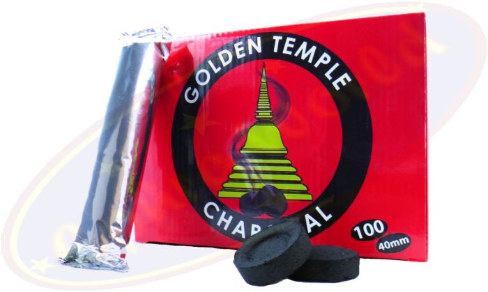 Golden Temple Räucherkohle 40mm Charcoal