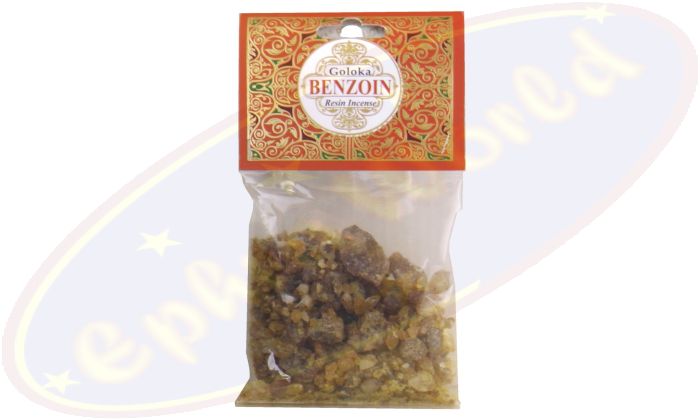 Goloka Räucherharz Benzoin Natur 30g