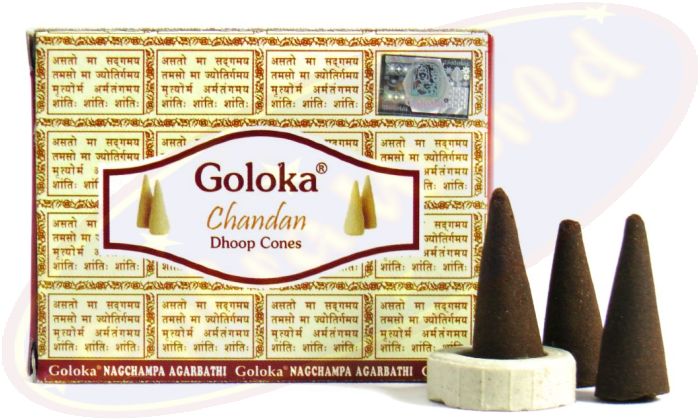 Goloka Chandan Räucherkegel