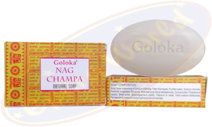 Goloka Seife Nag Champa Natural Soap Pflegeseife 75g