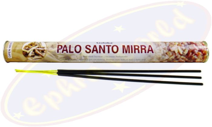 Goloka Palo Santo Myrrh Räucherstäbchen
