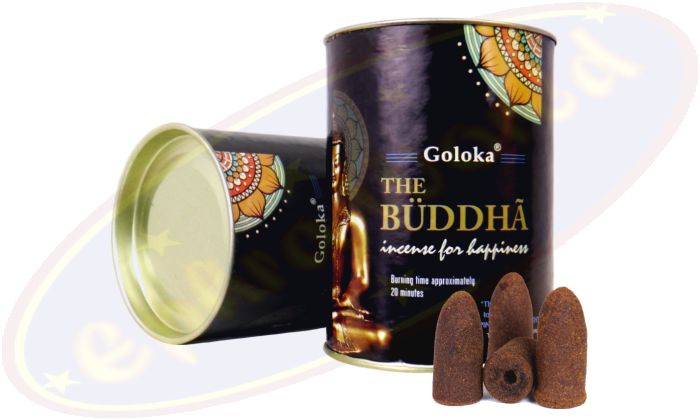 Goloka Rückfluss Räucherkegel Backflow Cones The Buddha