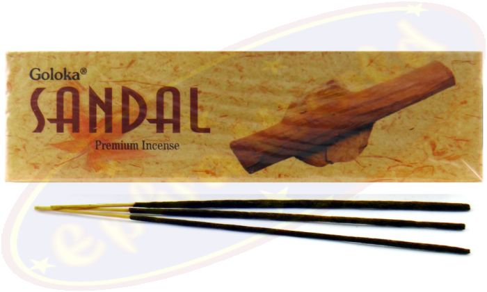 Goloka Sandal (Sandelholz) Premium Räucherstäbchen 100g