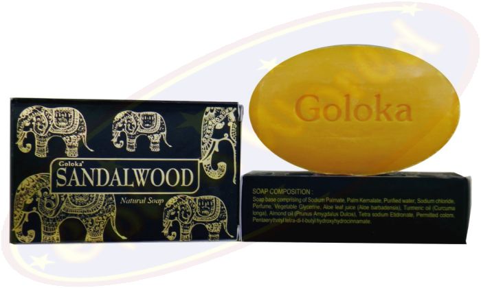 Goloka Seife Sandalwood Natural Soap Pflegeseife 75g