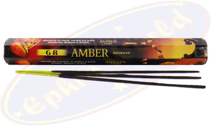GR International Amber (Bernstein) Räucherstäbchen