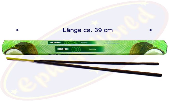 GR International Coconut XL Räucherstäbchen
