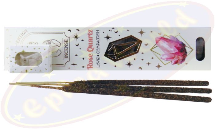 Green Tree Native Soul Crystal Intention Rose Quarz Smudge Räucherstäbchen 