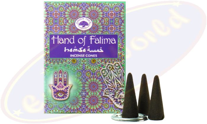 Green Tree Räucherkegel Hand Of Fatima