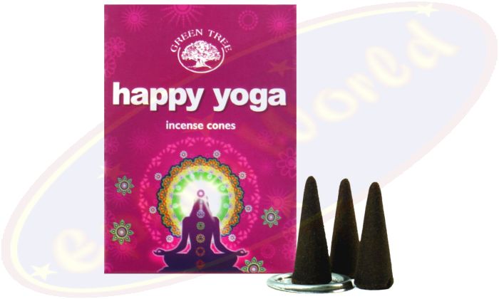 Green Tree Räucherkegel Happy Yoga