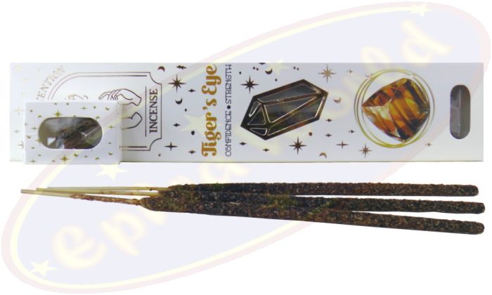 Green Tree Native Soul Crystal Intention Tiger Eye Smudge Räucherstäbchen 