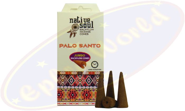 Green Tree Native Soul Palo Santo Rückflussräucherkegel/Backflow Cones