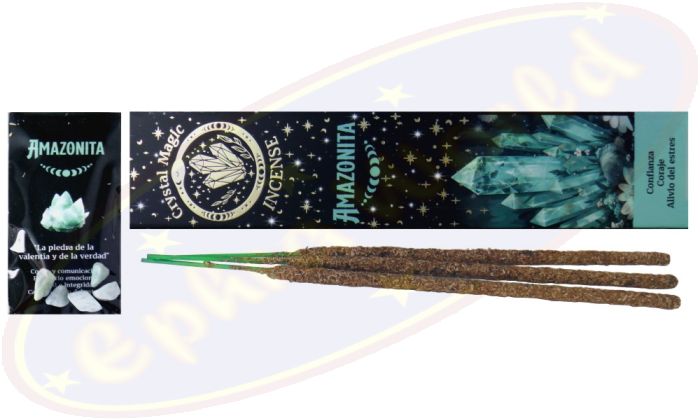 Hari Darshan Tribal Soul Crystal Magic Amazonite Smudge Räucherstäbchen