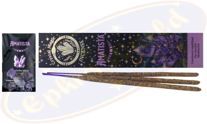 Hari Darshan Tribal Soul Crystal Magic Amethyst Smudge Räucherstäbchen