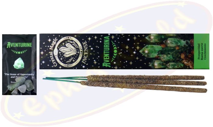 Hari Darshan Tribal Soul Crystal Magic Aventurine Smudge Räucherstäbchen