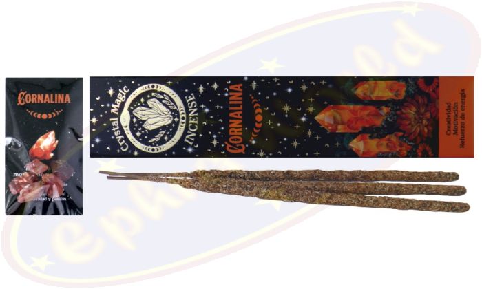 Hari Darshan Tribal Soul Crystal Magic Carnelian Smudge Räucherstäbchen