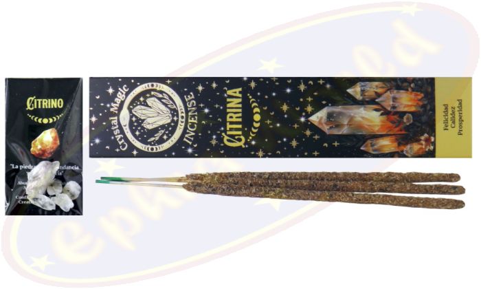 Hari Darshan Tribal Soul Crystal Magic Citrine Smudge Räucherstäbchen