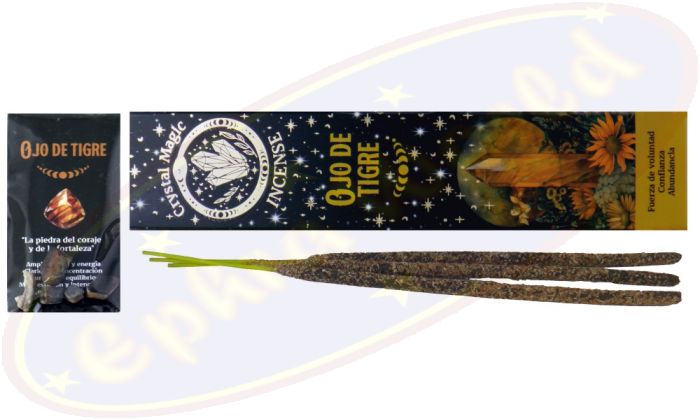 Hari Darshan Tribal Soul Crystal Magic Tiger Eye Smudge Räucherstäbchen