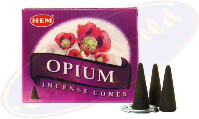 HEM Opium (Mohn) Räucherkegel