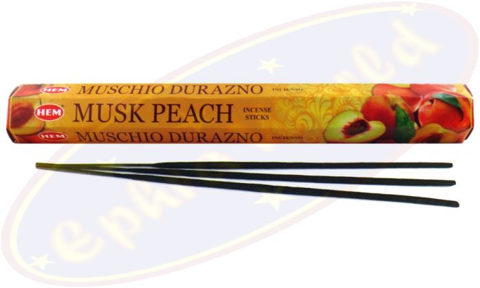 HEM Musk Peach Räucherstäbchen