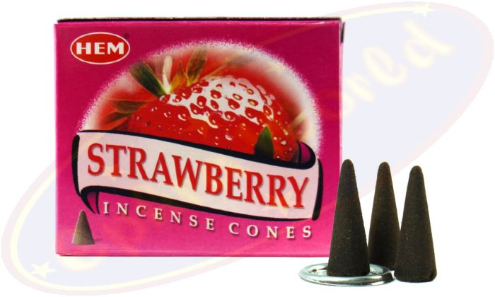 HEM Strawberry (Erdbeere) Räucherkegel