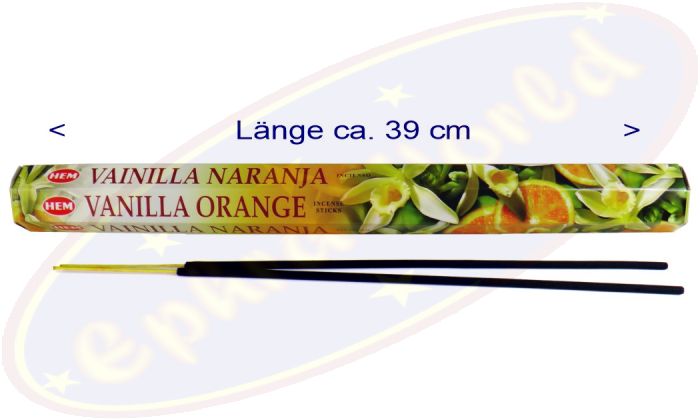 HEM Vanilla Orange XL Freiland Räucherstäbchen