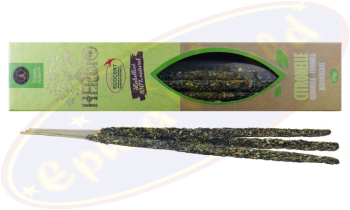Herbio 100% Natural Smudge Räucherstäbchen Citronella