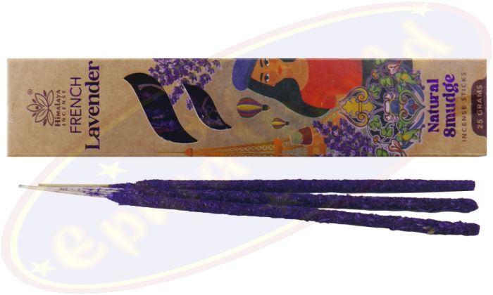 Himalaya Incense Natural Smudge Räucherstäbchen French Lavender