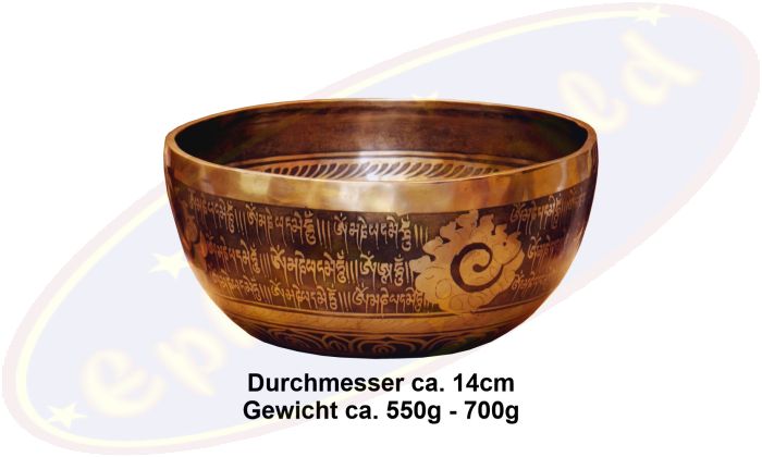 Klangschale Klanggold Tibet handgraviert NEO 286/151