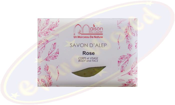 Maison du Laurier Aleppo Seife Rose 100g