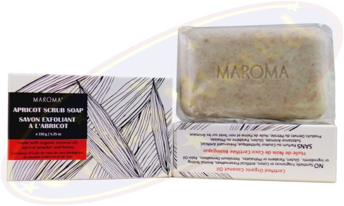 Maroma Aprikose Peelingseife Fair Trade 150g