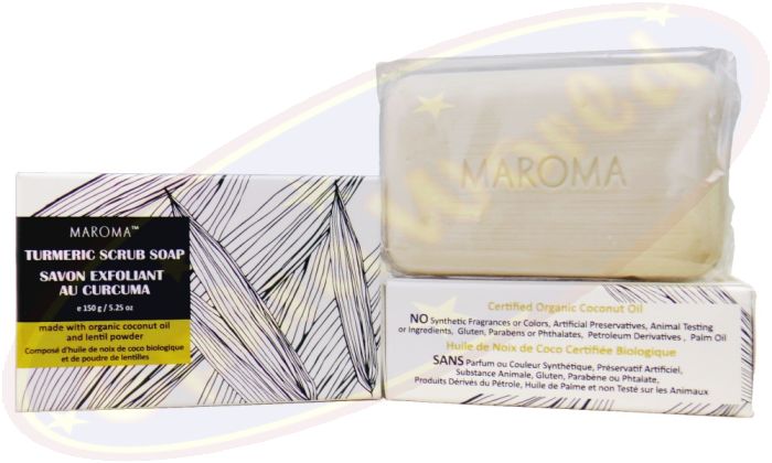 Maroma Kurkuma Peelingseife Fair Trade 150g