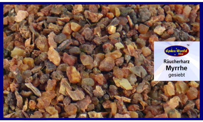 Myrrhe Räucherharz gesiebt Weihrauch 100g