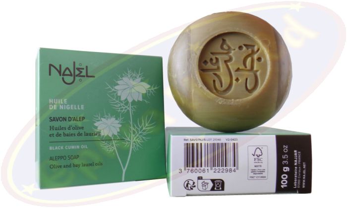 Aleppo Najel Schwarzkümmelöl Seife 100g