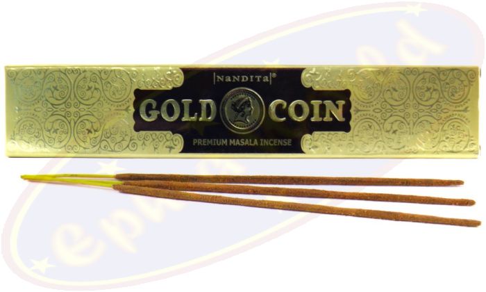 Nandita Gold Coin Premium Masala Räucherstäbchen