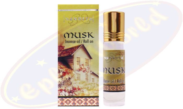 Nandita Musk (Moschus) Incense Oil - Parfüm Roll On