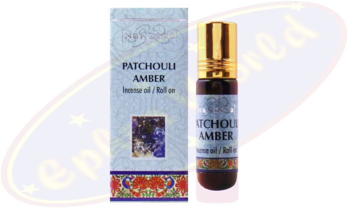 Nandita Patchouli Amber Incense Oil - Parfüm Roll On