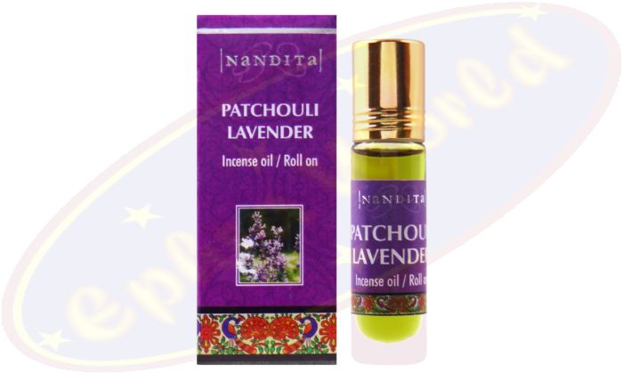 Nandita Patchouli Lavender Incense Oil - Parfüm Roll On