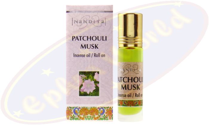 Nandita Patchouli Musk Incense Oil - Parfüm Roll On