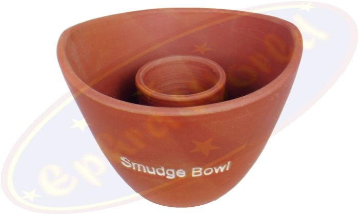 Native Nature Smudge Bowl aus Keramik groß