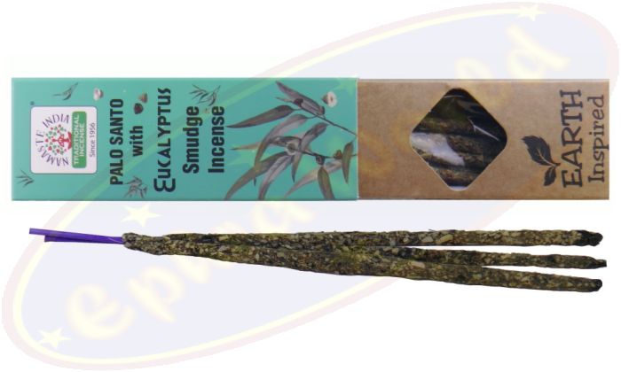 Namaste India Earth Inspired Smudge Räucherstäbchen Palo Santo & Eucalyptus