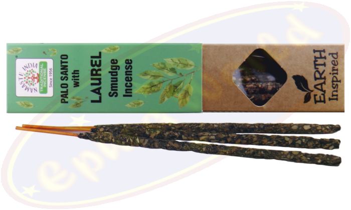 Namaste India Earth Inspired Smudge Räucherstäbchen Palo Santo & Laurel