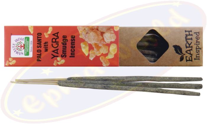 Namaste India Earth Inspired Smudge Räucherstäbchen Palo Santo & Yagra