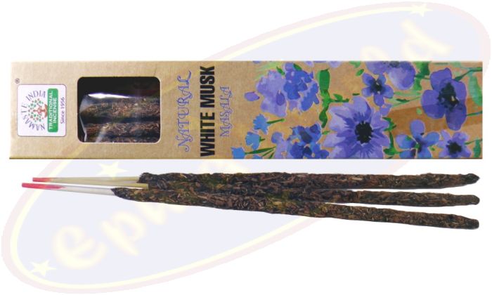 Orkay Namaste India Natural Smudge Räucherstäbchen White Musk