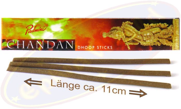Padmini Chandan Dhoop Sticks Long Size 10er
